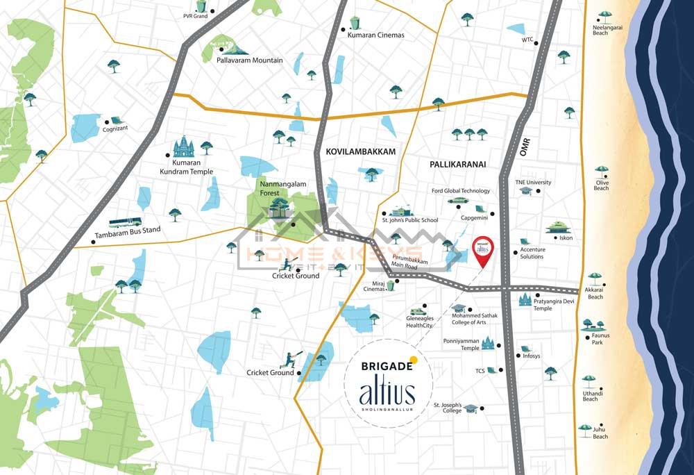 Brigade Altius Location Map